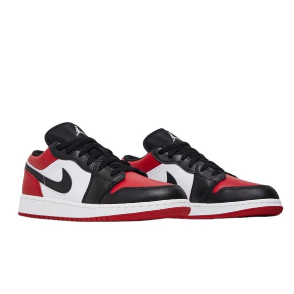 Nike NEW Air Jordan 1 Low GS Bred Toe Sneakers Size 5 Youth W/Original Box - Picture 11 of 11